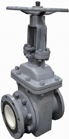 Ceramic Double-Disc Slurry Gate Valve Assembly